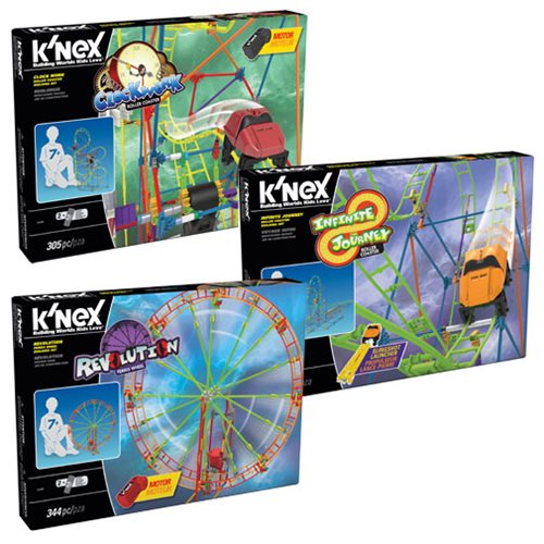 K'NEX Amusement Park Series #4 Building Set 3-Pack